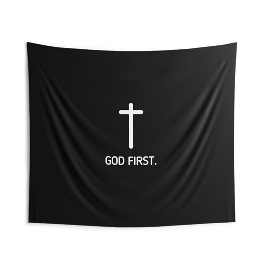 Wall Flag. God First