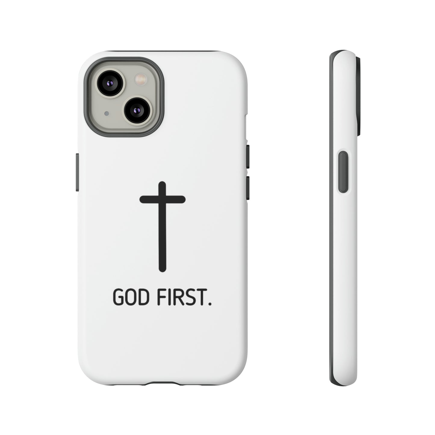 Phone Case. God First WHITE