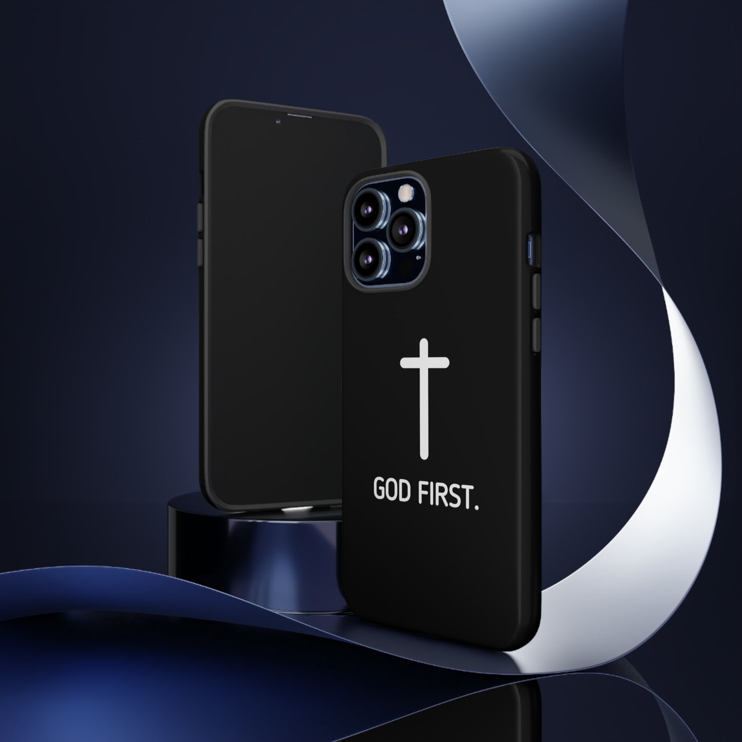 Phone case. God First BLACK