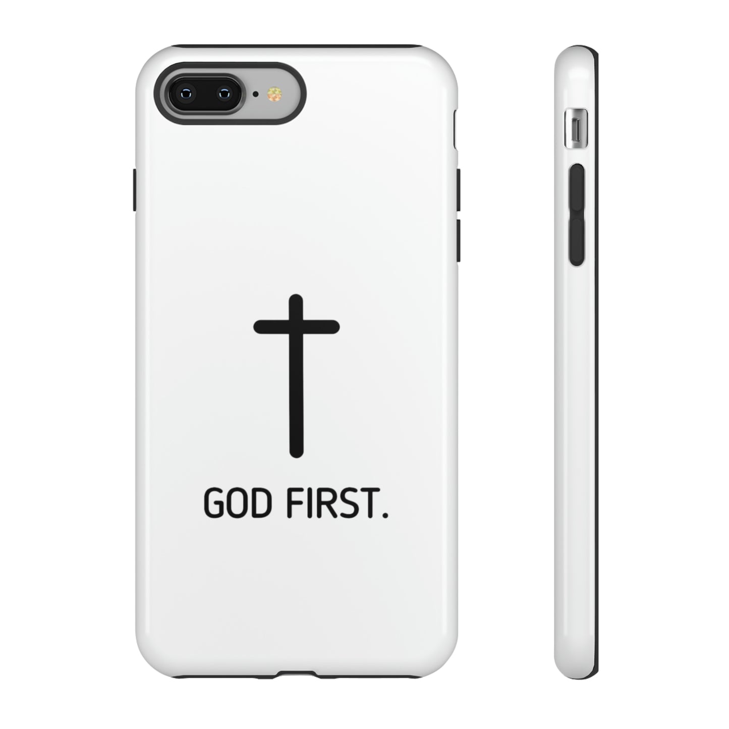 Phone Case. God First WHITE