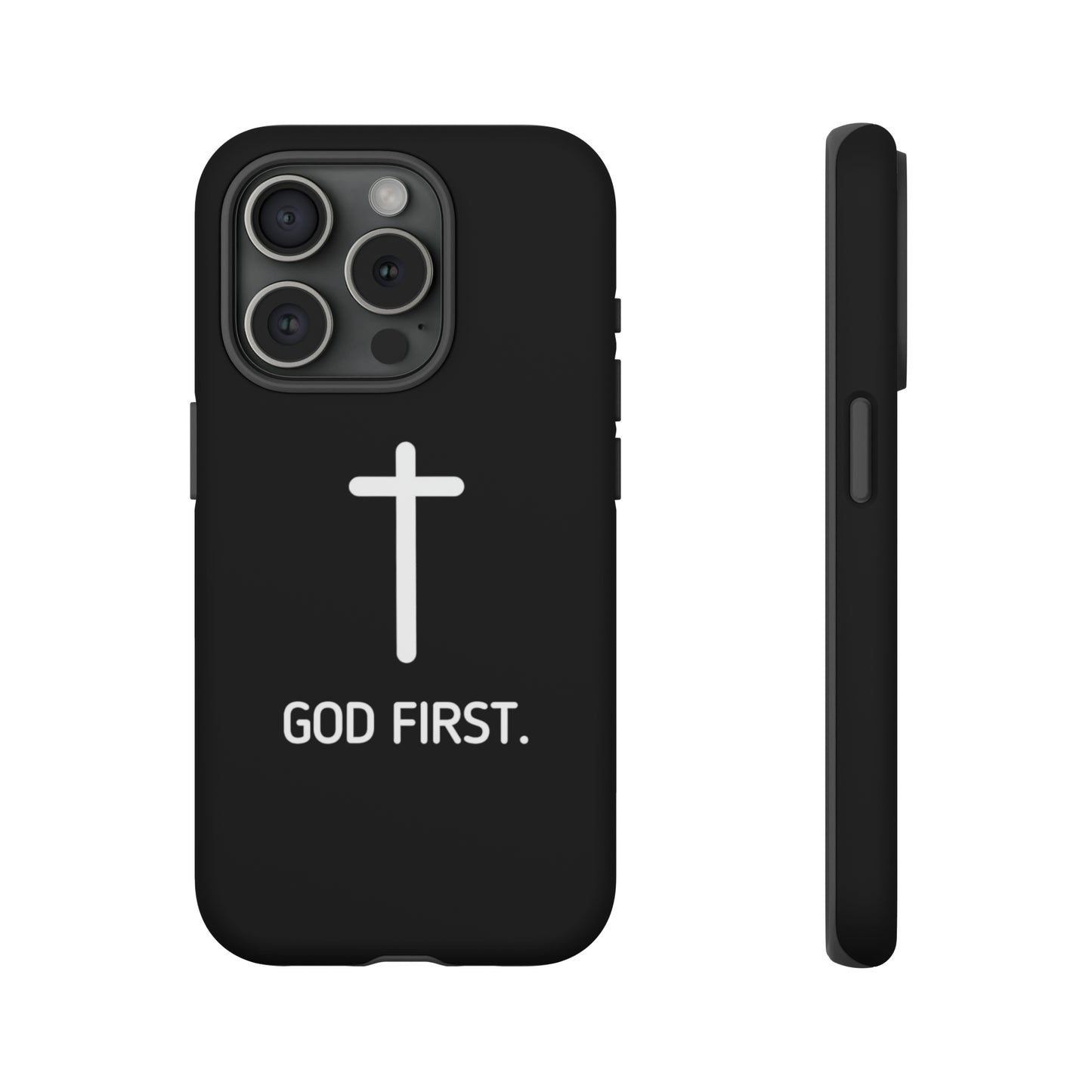 Phone case. God First BLACK