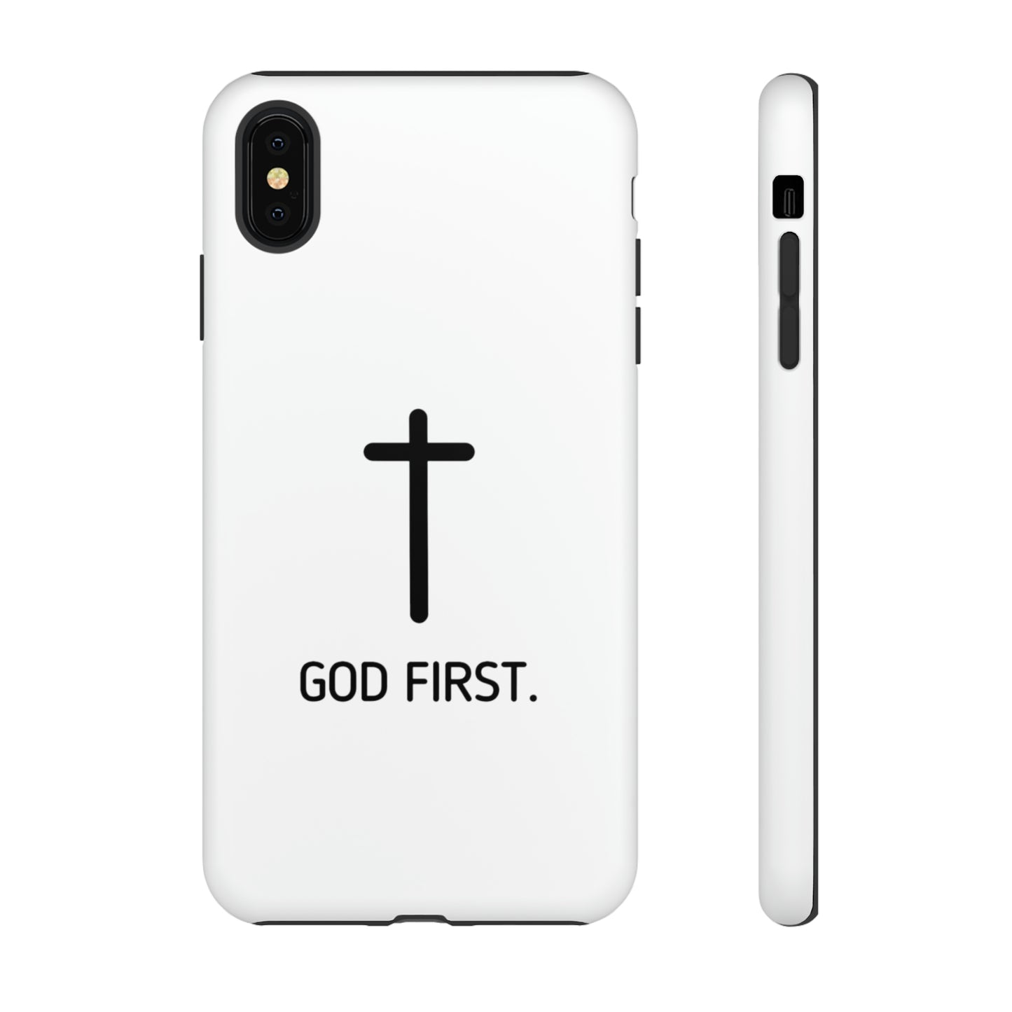 Phone Case. God First WHITE