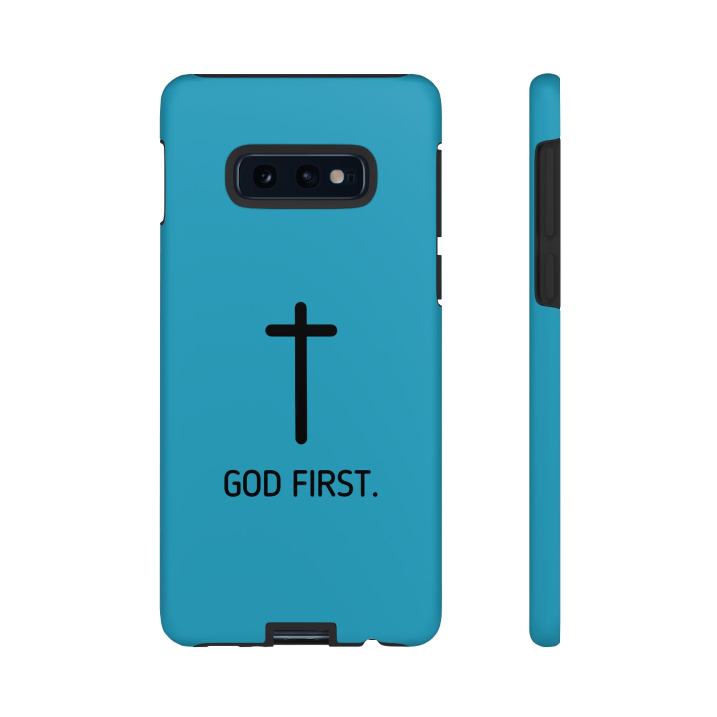 Phone Case. God First BLUE