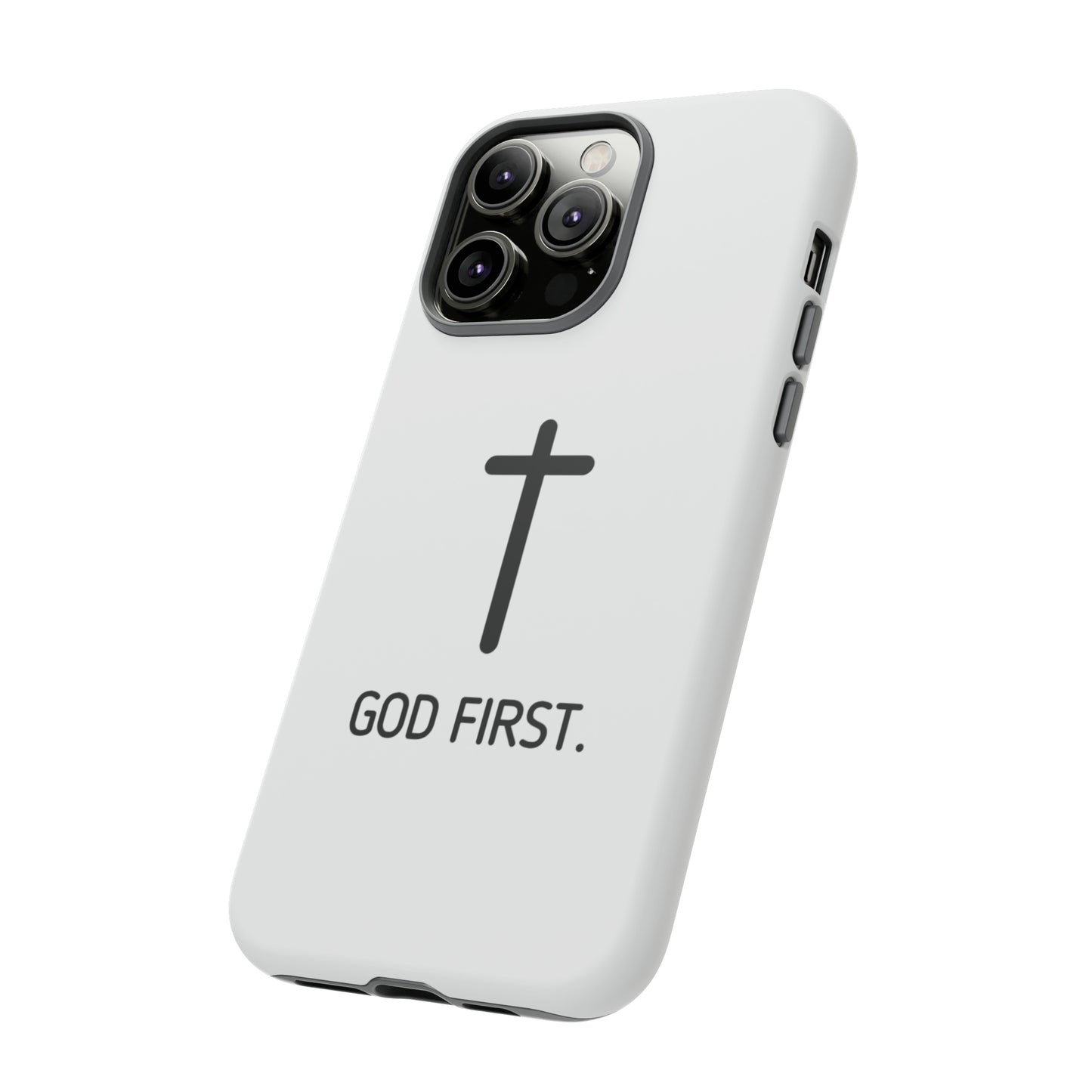 Phone Case. God First WHITE