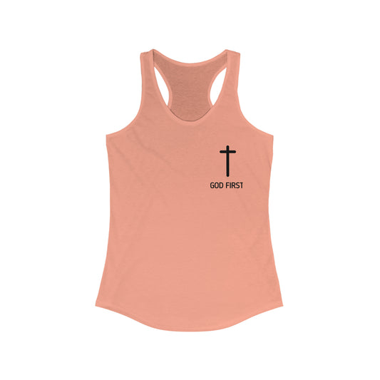 Sports Tank top. God First WOMENS