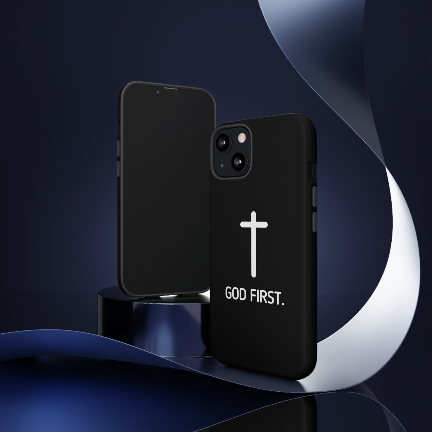 Phone case. God First BLACK