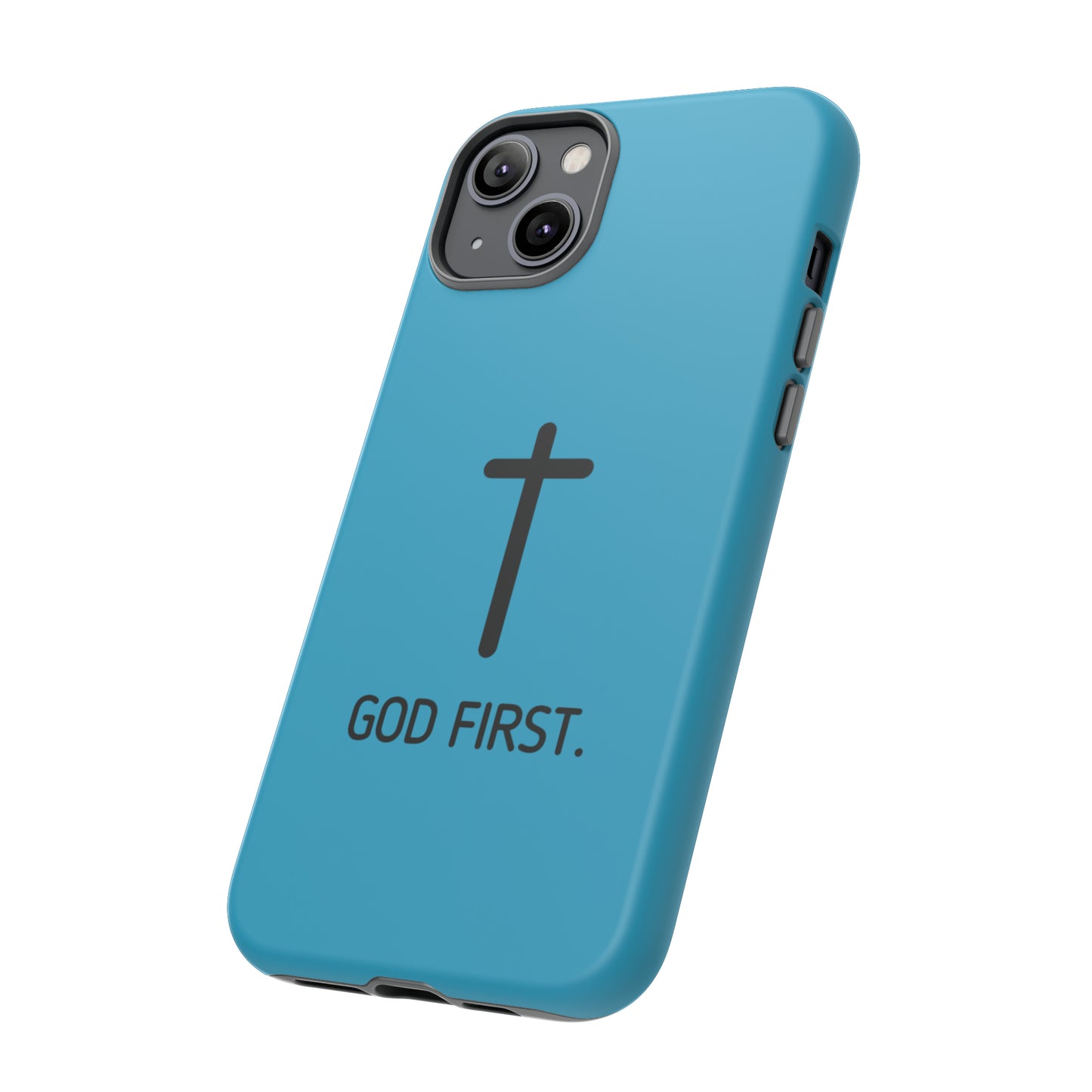 Phone Case. God First BLUE