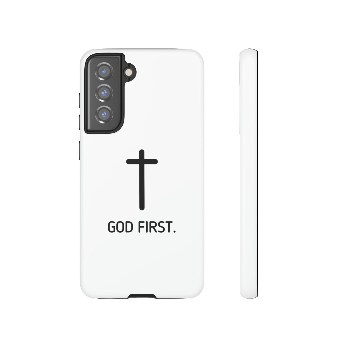 Phone Case. God First WHITE