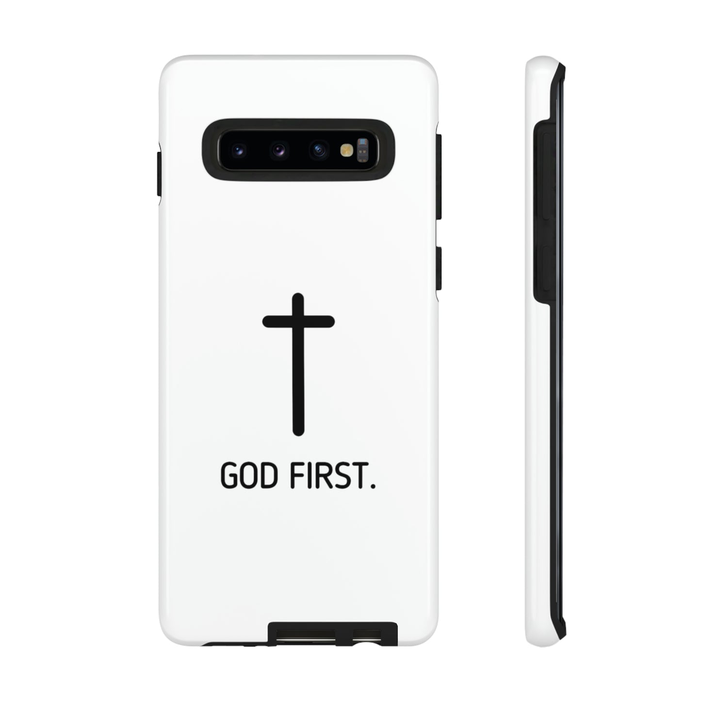 Phone Case. God First WHITE