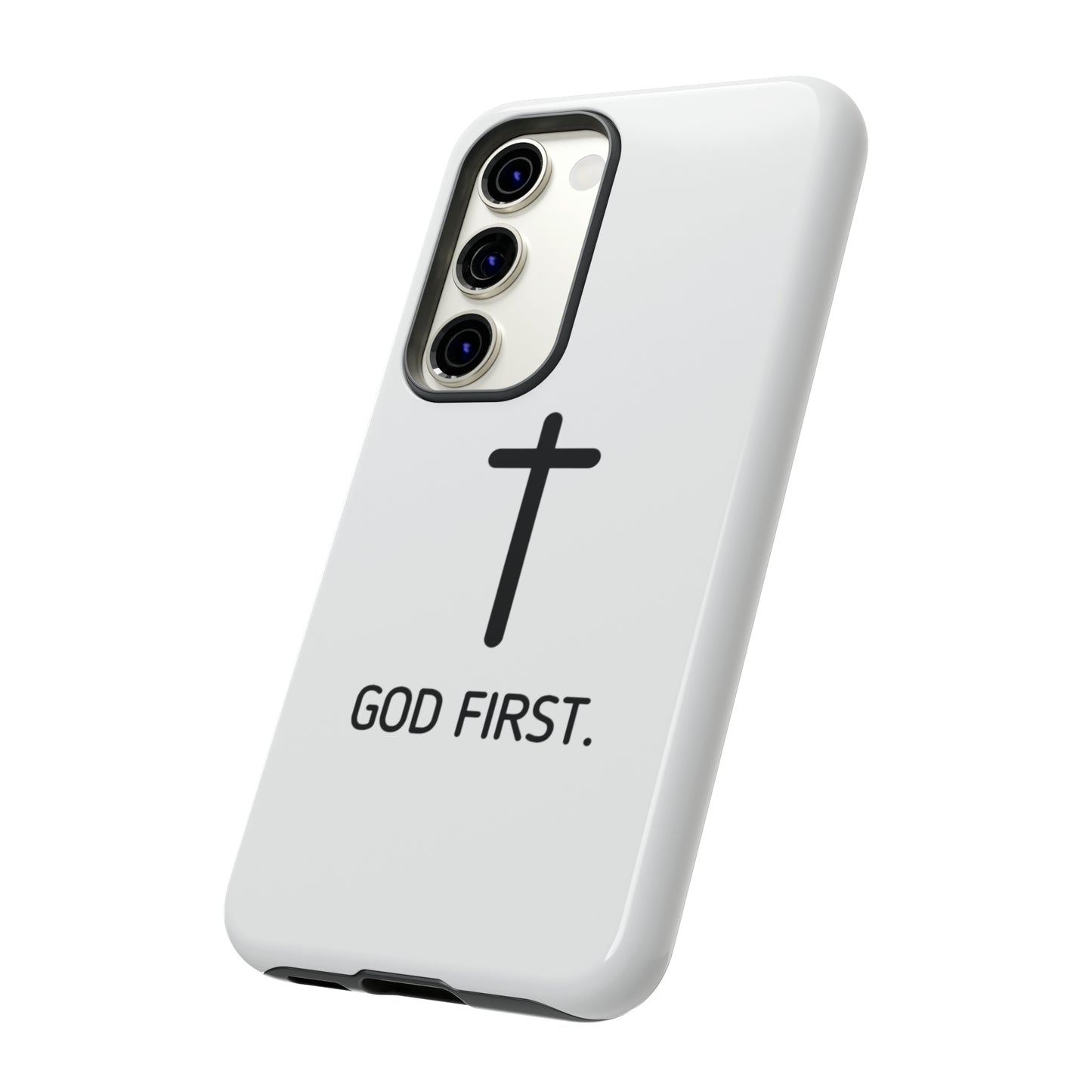 Phone Case. God First WHITE