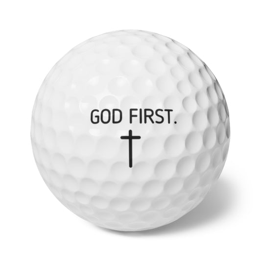 Golf Balls. 6pc God First
