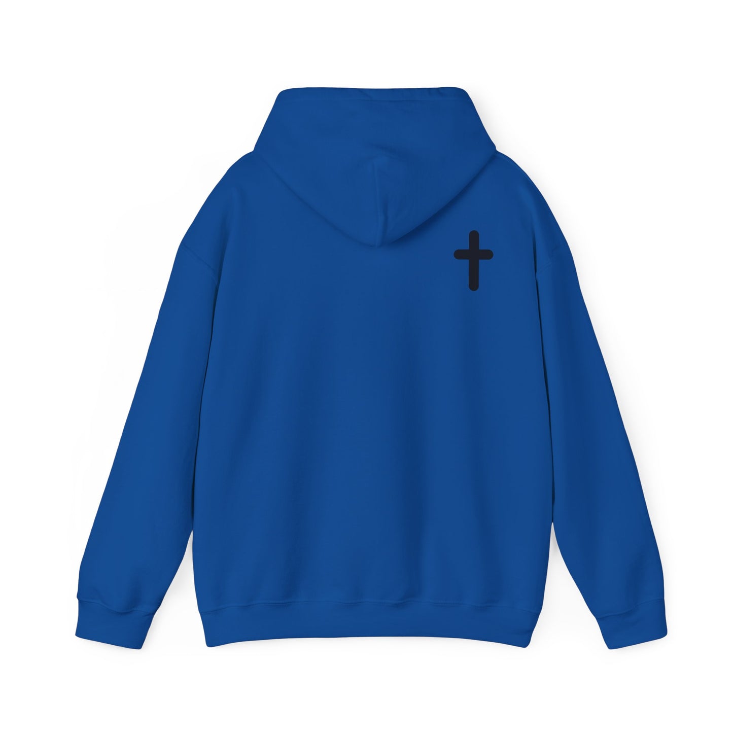 God First. Black Lettering Hoodie