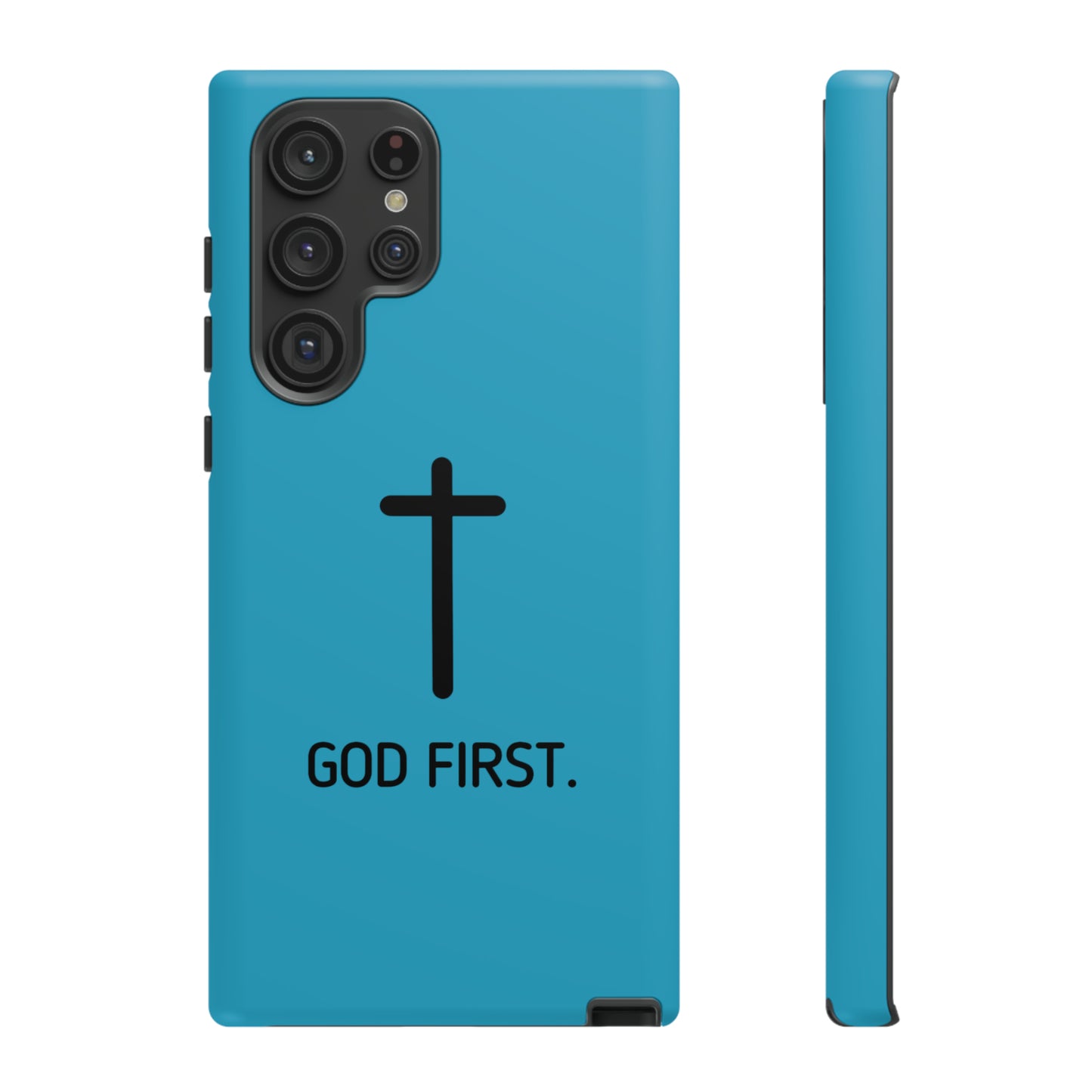 Phone Case. God First BLUE