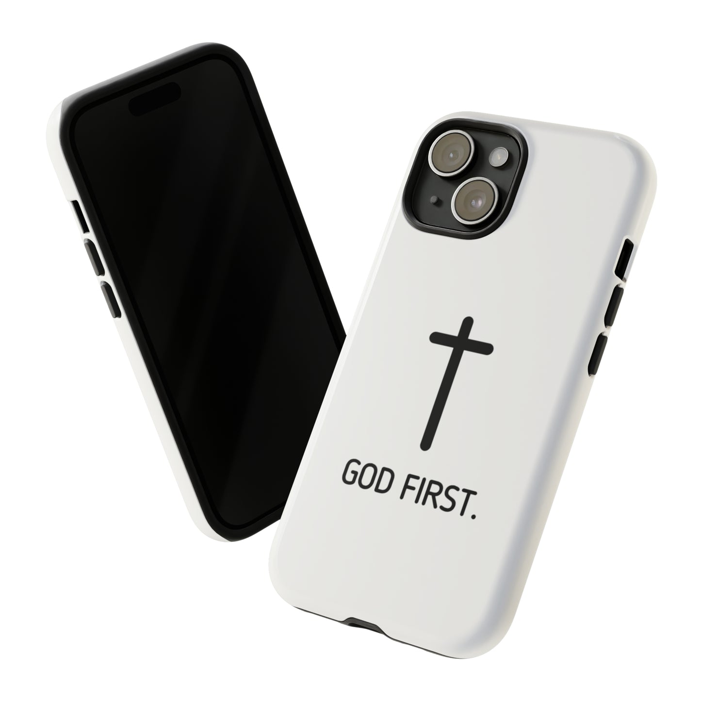 Phone Case. God First WHITE