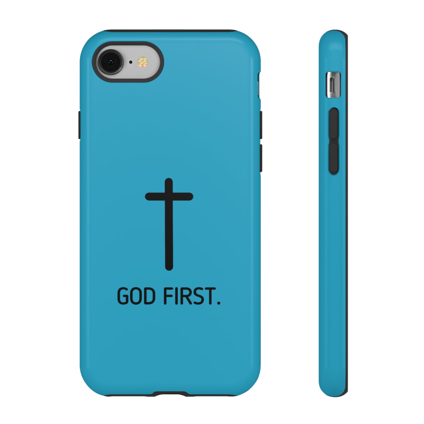 Phone Case. God First BLUE