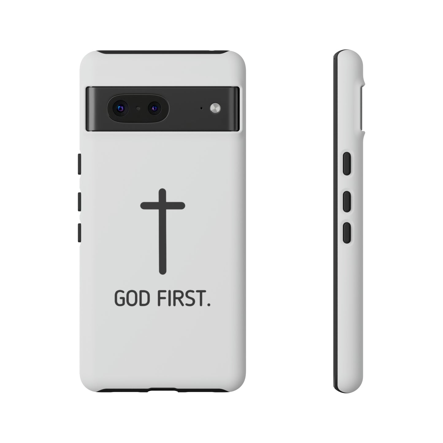 Phone Case. God First WHITE