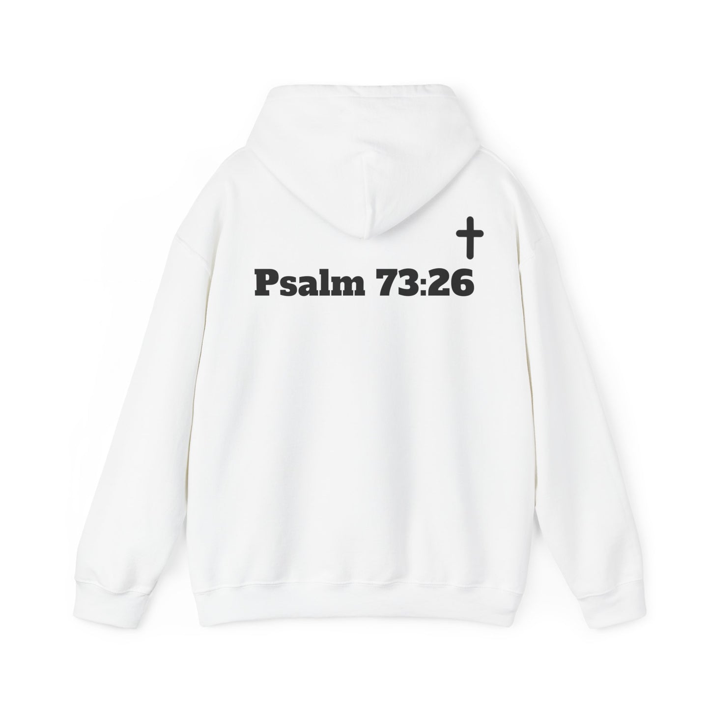 But God. Psalm 73:26 Black Lettering Hoodie