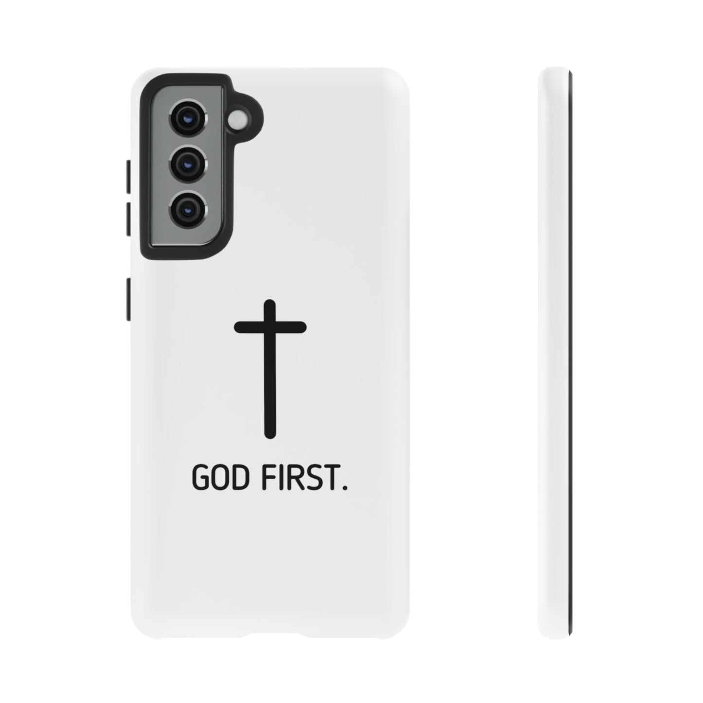 Phone Case. God First WHITE