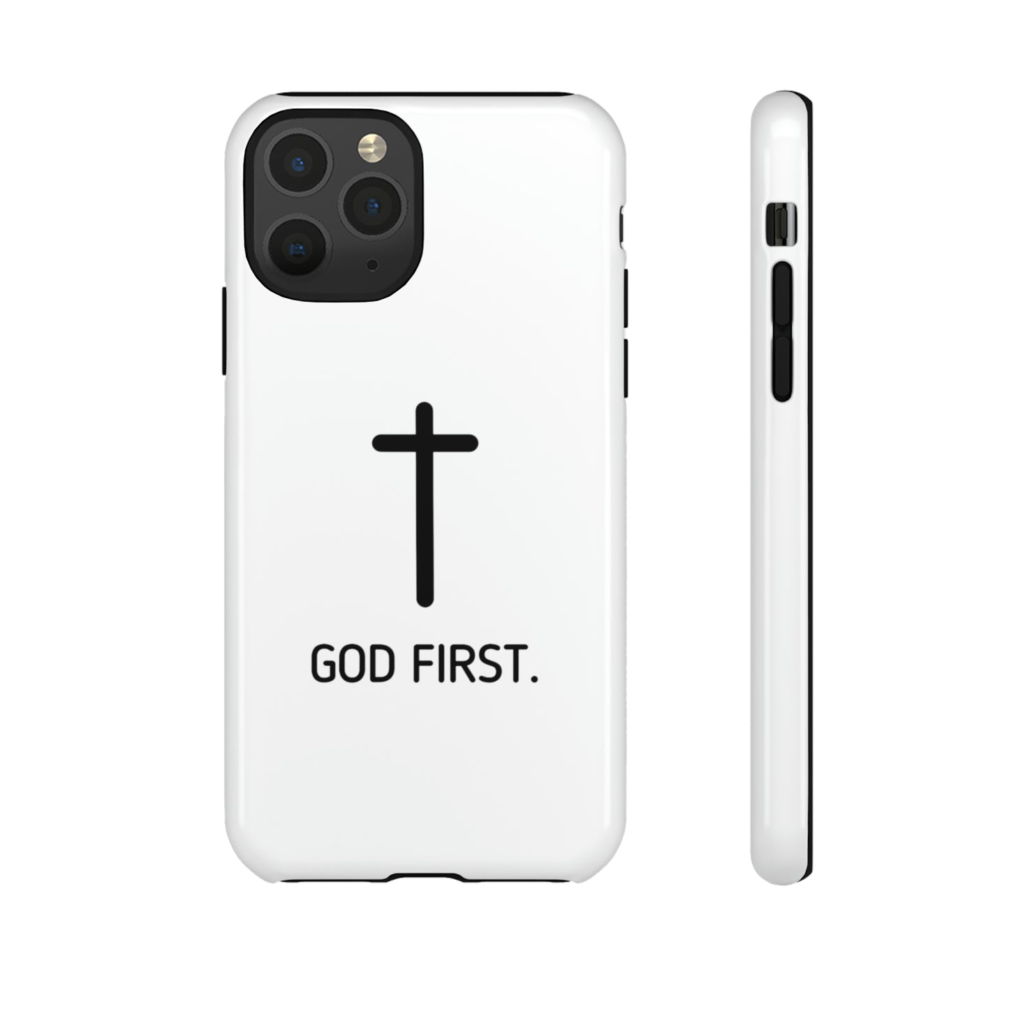 Phone Case. God First WHITE