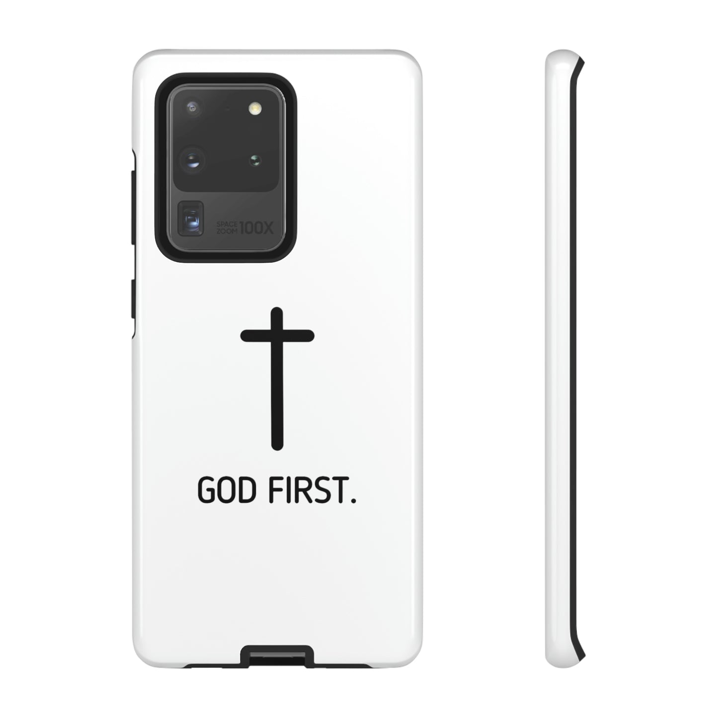 Phone Case. God First WHITE