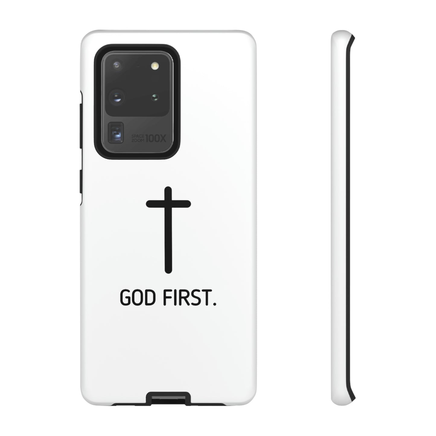 Phone Case. God First WHITE