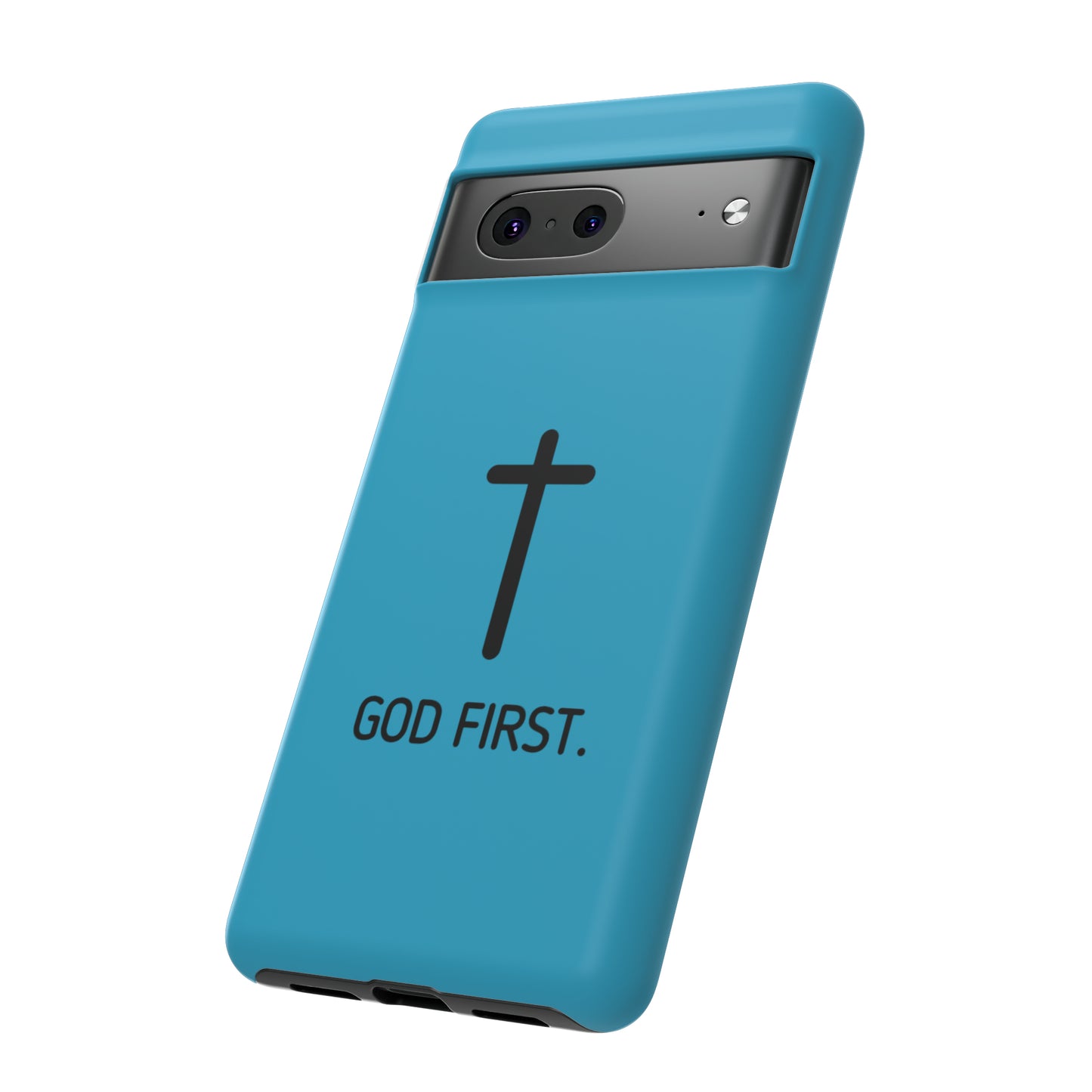 Phone Case. God First BLUE