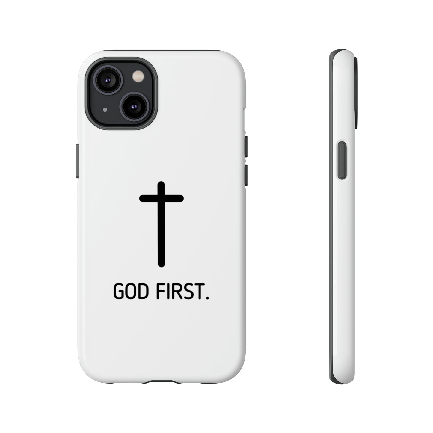 Phone Case. God First WHITE